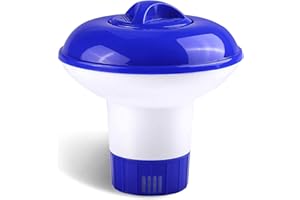 SHATCHI Floating Dispenser Chlorine Tablets Floater Hot Tub Swimming Pool Spa, Floating Pool, Multifunction Chlorine Tablet Holder (5 Inch)