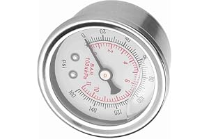 Generic Bränsletryckmätare, 0-160 Psi Oljetrycksmätare för Eagle 89-00 för Bil