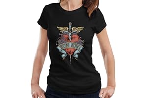 All+Every Bon Jovi Dagger Heart Logo Women's T-Shirt