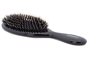 Termix Cepillo Pelo para Extensiones, Cepillo Cerdas Jabali Naturales y Nylon Flexible, Desenredante Pelo Mujer, Respeta Fijación de Extensiones Sin Dañar, 2 Tamaños