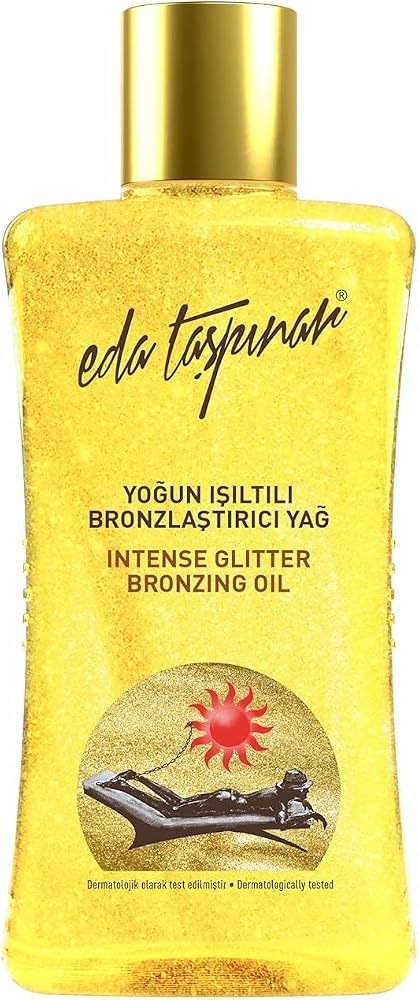 Eda Taşpınar Yoğun Işıltılı Bronzlaştırıcı Yağ - 200 ml, 8681425002798