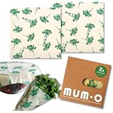 MUMO Balmumu Kaplı Yiyecek Saklama Kumaşı 2'li B&uuml;y&uuml;k Set