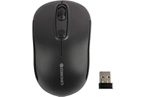 ZEBRONICS Zeb-Dash Plus 2.4GHz High Precision Wireless Mouse with up to 1600 DPI, Power Saving Mode, Nano Receiver and Plug &