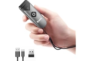 Eyoyo Mini Scanner de Codes-Barres sans Fil 1D 2D QR, Tablette, Ordinateur