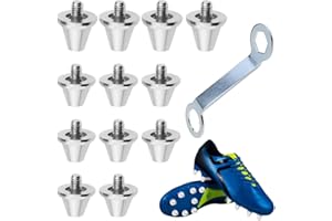 GENERISCH 12 Pezzi Tacchetti Ferro Compatibili con Nike, Tacchetti Ferro Calcio per Nike, Tacchetti Plastica Calcio per Nike, Tacchetti Di Ricambio con Nike