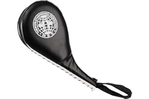 KIUIOM Raquette Taekwondo,Sport Raquette Cible Coup de Pied Tapis D'Entraînement,Kick Pad,Pads Entraînement Durable de Kick pour La Boxe,Les Arts Martiaux,Le Karaté,Le Kickboxing,Noir