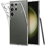 Spigen Liquid Crystal Case Kompatibel med Samsung Galaxy S23 Ultra Skal Fodral -Crystal Clear