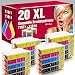 Produktbild ms-point® 20 kompatible Druckerpatronen für Epson Expression Home XP-100 XP-102 XP-200 XP-202 XP-205 XP-210 XP-212 XP-215 XP-225 XP-30 XP-300 XP-302 XP-305 XP-310 XP-312 XP-313 XP-315 XP-320 XP-322 XP-325 XP-33 XP-400 XP-402 XP-405 XP-405WH XP-410 XP-412 XP-413 XP-415 XP-420 XP-422 XP-425 Patronen kompatibel zu T1811 T1812 T1813 T1814 18XL