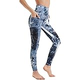 AMYTIS Sport Leggings Damen High Waist Yogahose mit Taschen Lang Sporthose Blickdicht Leggins Fitness Sportleggins