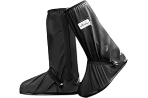 Desoto Overshoes Waterproof Shoes Cover Mudsavers Boots Covers Rain Shoe Protector Footies Feet Gaiters with Non Slip Sole for Rain Snow Mud Dust