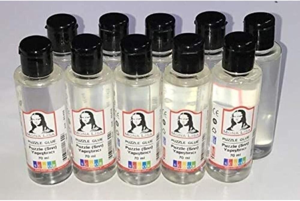 70 Ml Şeffaf Puzzle Yapıştırıcı Set 10 Adet (şeffaf)