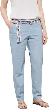 VIOLETA BY MANGO - Pantaloni - Donna azzurro 58 : Amazon.it: Abbigliamento