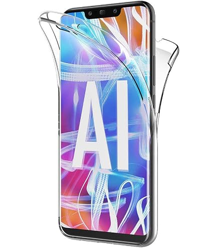 Schutzhülle Bloomy Für Huawei Mate 20 Lite (6,3 Zoll) – Rose Gold, TPU-Case Mit Blumenprint & Strasssteinen