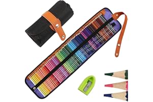 NAKEEY Matite Colorate Professionali da Disegno, Pastelli per Sfumare e Stratificare,Art Supplies per libri, per adulti o per il materiale scolastico dei bambini