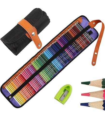 Castle Art Supplies Set di 72 matite colorate Harmonious | Matite colorate a base di cera e dal