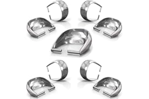 DIY925 My-Bead 5 Stück Collierschlaufen 9mm 925 Sterling Silber Anhängerschlaufen Verbinder basteln Schmuckherstellung DIY