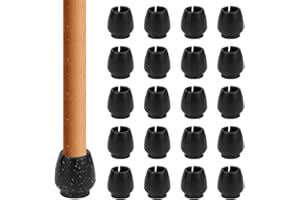 BLUELVES Silikonowe ochraniacze na nogi krzesła, ochraniacze na nogi krzesła, ochraniacze na nogi, do mebli, zapobiegają zadrapaniom i hałasowi bez pozostawiania śladów, przezroczyste ochraniacze na stopy