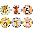 Artvibes Cute Animals Premium Wooden Puzzles for Kids | Jigsaw Puzzles for Kids Age 2-5 | 4 Piece Puzzles | Toddlers Wooden Puzzle (PZ_601N), Set of 6