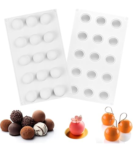 KARL HAUSMANN Silikon Kugelform - 24er - Braun Kuge Produktbild-Vorschau 4