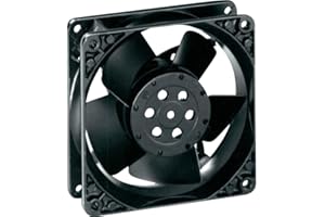 EBM-PAPST EBM Papst 4650 N - Aeratore assiale 230 V/AC 160 m³/h (L x P x A), 119 x 119 x 38 mm, colore: Nero