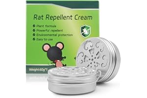 KURUI Peppermint Oil Rat Repellent - Natural Mouse Repellent - Strong Natural Rodent Deterrent for Home, Garage, Attic - Long Lasting Protection, Non-Toxic (2 Packs)