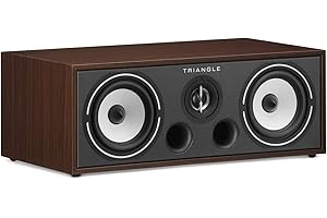 TRIANGLE - BOREA BRC1 Home Theater Center Lautsprecher - 2-Wege - Belastbarkeit 100W - Leistung 90 dB/W/m - Bassreflex - 485 x 176 x 274 mm - Nussbaum