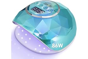 ‎JANOLIA Janolia Nageltrockner, 86W UV LED Nageltrockner mit 4 Timer Einstellungen, Professionelles UV Licht für Gel Nagellack, Automatischer Sensor und Übertemperaturschutz
