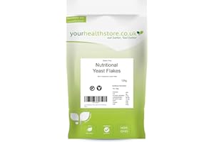 yourhealthstore® Premium Nutritional Yeast Flakes 125g | with Vitamin B12 | Non GMO | Gluten Free | Dairy Free | Vegan Cheese Powder Alternative | (This is not Yeast for Bread Making)