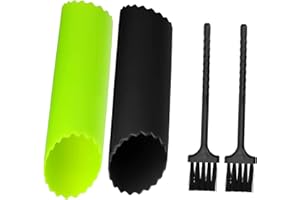 Rpanle Lot de 2 éplucheurs d'ail, éplucheurs d'ail en Silicone Rouleaux à l'ail, éplucheur de légumes Ustensiles de Cuisine, Passe au Lave-Vaisselle