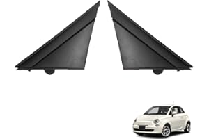 Otufan Un Paio di Copribandiera per Specchietti Porta, 1sh17kx7aa Copribandiera 500, Copri Bandiera Fiat 500 Sostituzione Accessori Rivestimento Esterno AntiGraffio per 500 2012‑2017