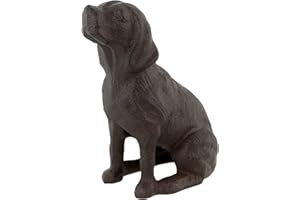 KAVSI Hund Dekorativ Buchstützen, Einzigartig Gusseisen Buchstützen Für Halt Schwerlast Bücher, Antiquität Wohnkultur Türstopper, Wohnzimmer Bücherei Büro Regal Dekoration