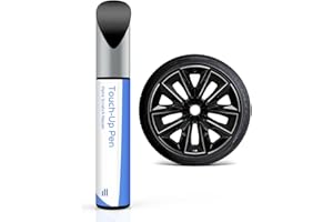 PARTS4EV Tiefschwarz/Glänzend Schwarz Felgen-Ausbesserungslack – Kompatibel mit BMW-Felgen, DIY-Reparatur von Bordsteinschäden mit Farblich Abgestimmtem Lack