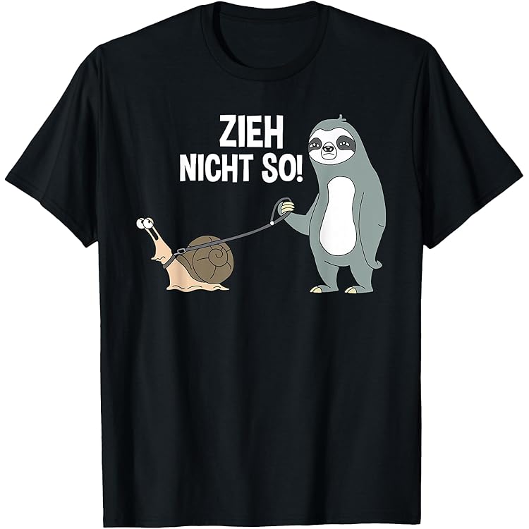 Shirtracer Hoodie Herren - 'Zieh Nicht So Faultier' Lustiger Spruch
