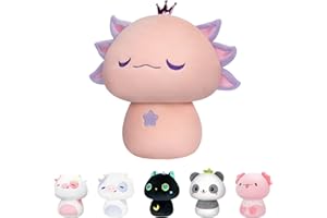 Mewaii 36 cm pluszowe poduszki kawaii dla dzieci, lalka, zabawki, kształt grzyba, pluszowa poduszka, miękkie przytulanki poduszki na prezent od 3 lat