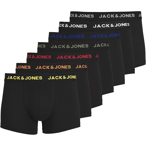 Jack & Jones Jaccrew Bamboo Trunks 3 Pack Sn (M, confezione da 3