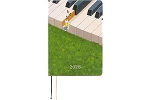 ほぼ日 Hobonichi Techo HON A6 2026 – Hiroko Kubota: Waiting on the Chord (angielski) Planer startowy na styczeń)