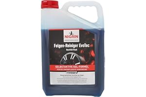 ‎NIGRIN NIGRIN Felgen-Reiniger EvoTec hocheffektive Reinigung aller Arten von Felgen, integrierter Wirk-Indikator, selbstaktiv, säurefrei blau 3 Liter