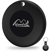 Lifemate LifeTag Apple ile Uyumlu MFI Lisanslı Smart Tag Akıllı Takip Cihazı - Siyah - Deri Kılıflı