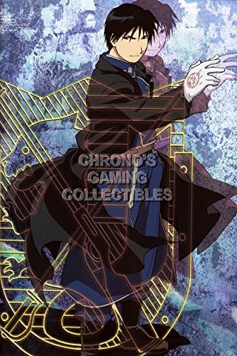 CGC Huge Poster GLOSSY FINISH - FullMetal Alchemist Anime Poster Brotherhood Full Metal Hagane no Renkinjutsushi - Roy Mustang - FMA040 (24" x 36" (61cm x 91.5cm))