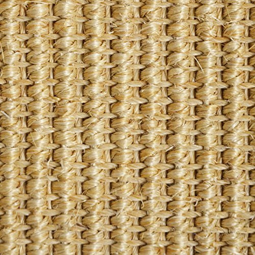 casa pura® Sisal Teppich aus Naturfasern | natur | mit Bordüre aus Baumwolle | pflegeleicht | Größe wählbar (70×130 cm) - 4