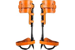 Wukesify Tree Climbing Spikes,Stand-up Tree Climbing Spurs,Integrated Tree Climbing Tool for Climbers,Logging,Hunting Observation,Fruit Picking
