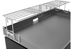 bbq777 Extend Griddle Warming Rack, Compatible with Blackstone 28"/36" Griddles, Blackstone Griddle Rack Stainless Steel Replacement Part Grill Racks for Blackstone Griddle