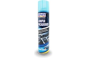 ENR-Limpia Salpicaderos Coche, Limpiador Tapiceria Coche,Limpia Tapicerias Coche Vinilo Y GOMA-Protector Interior Coche Protege Daño UV-Aire Evolución（SABOR COCHE NUEVO) EFECTO MATE-400ml