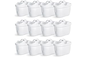 Watus Filtre, pour Brita Cartouche, pour Brita Maxtra Pro, Maxtra Plus, Fabriquées en Allemagne, Réduisent Le Plomb, Le Chlore, Les Métaux Lourds Et Le Calcaire Dans l'Eau (12)