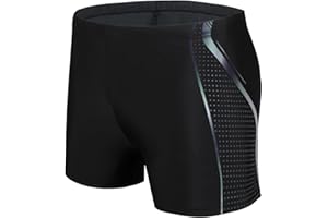 WHCREAT Bañador Hombre Natación Secado Rápido Bañadores Boxer con Cordón
