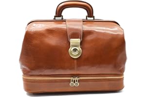 DD FIRENZE D&D - Borsa Medico Minimal con vano portastrumenti - Made in Italy