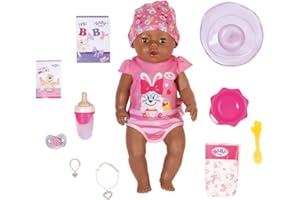 BABY born Magic Girl DoC, Babypuppe mit 10 Funktionen für Kinder ab 3 Jahren, funktioniert ohne Batterie, 43cm groß, 827970 Zapf Creation