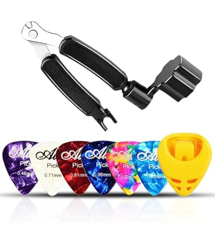 Avvolgitore Corde Per Chitarra Tiardey | Per Chitarra Acustica, Elettrica E Ukulele | Design Ergonomico - Foto 6