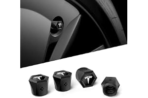 Spigen Magnetiska Schrader ventilkåpor för Tesla Model 3/Y/X/S, ventillucka av TPU, reptåliga däckventillock, Tesla tillbehör