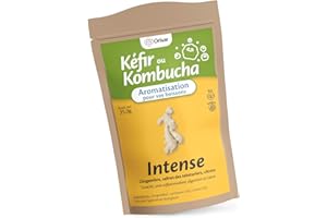 ORISAE Aromatisation pour kéfir et kombucha - 100% naturel - Infusions en seconde fermentation (Intense)